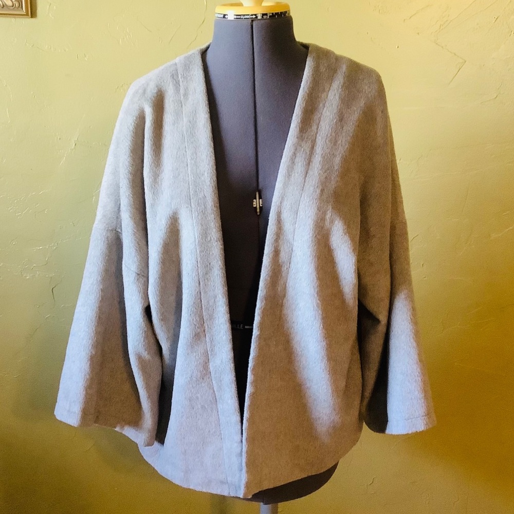 a new day Grey Kimono Sleeve Coat
